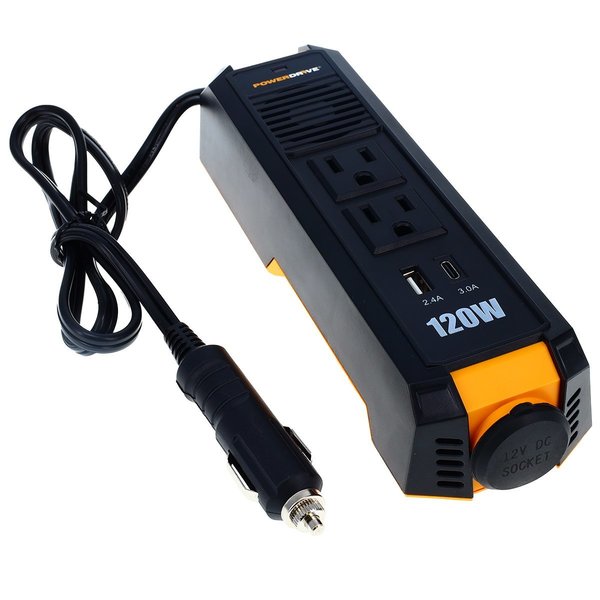 Powerdrive 120 Watt Power Strip Inverter PWD120S